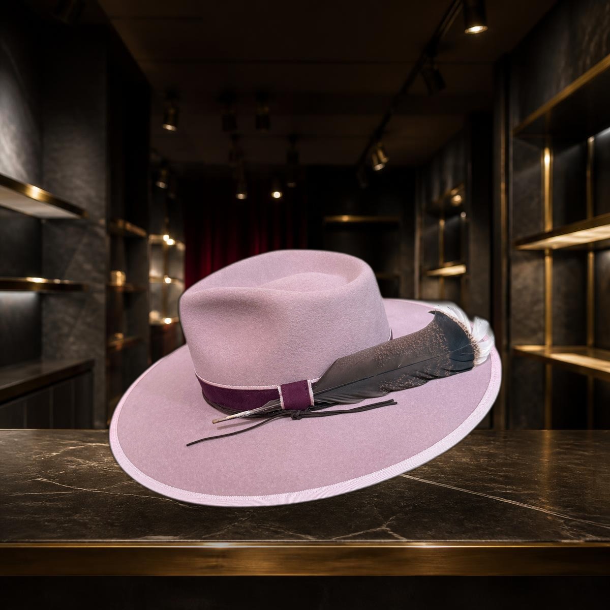 Chene Park fedora by Kerry Kouture